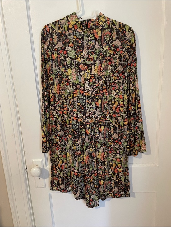 Samantha Pleet Pants - Samantha Pleet romper in rare botanical print, size 8